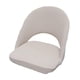 thumbnail image 2 of Funda para silla curvada con respaldo corto, poliéster, para , bodas, , conferencias, hogar, comedor, funda para asiento de silla beige Macarena comer cubierta, 2 of 8