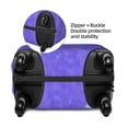 thumbnail image 2 of Naloa Purple Glitter Elastic Suitcase Protector, Travel Suitcase Protector Cover Fits 18-32in Suitcase(No luggage included)-Small, 2 of 7