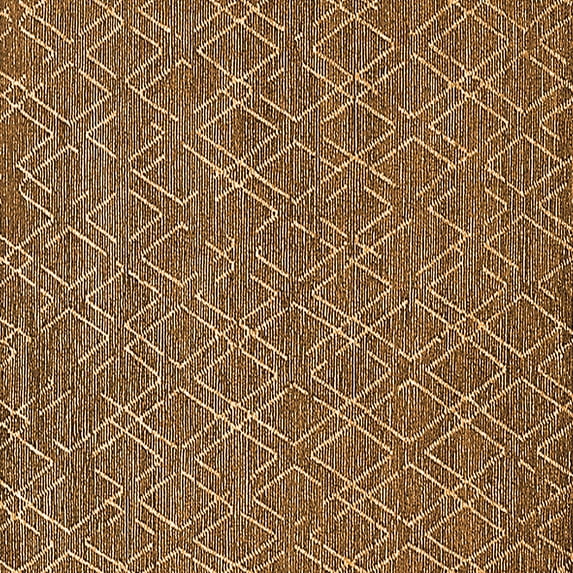 Ahgly Company Indoor Square Solid Orange Modern Area Rugs, 8' Square