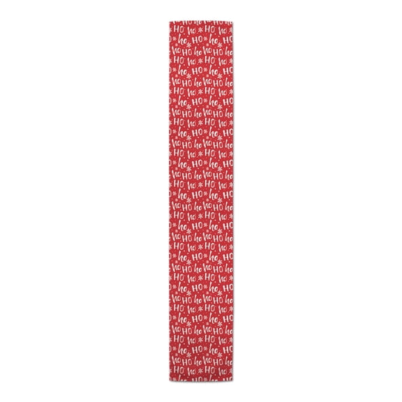 Creative Products Ho Ho Ho Pattern 16 x 72 Cotton Twill Table Runner