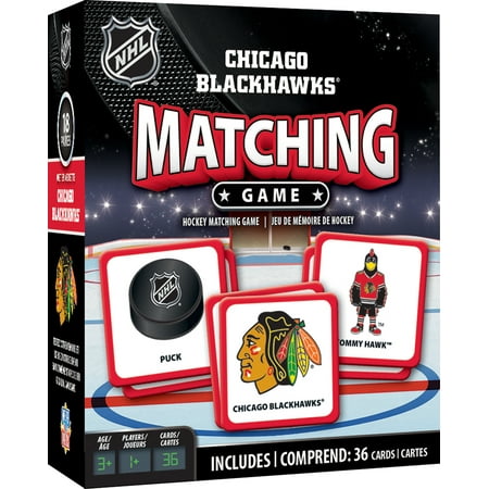UPC: 0705988819704 | MasterPieces Officially Licensed NHL Chicago Blackhawks Matching Game for Kids and Families