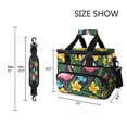 thumbnail image 3 of FORMRS Insulated Cooler Bag 24 Cans Capacity Soft Leakproof Lunch Box with Side Pockets, Flamingo Floral Pattern, 3 of 7