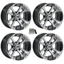 GTW Storm Trooper 12" Golf Cart Wheels/Rims Machined E-Z-GO & Club Car