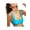 Aqua, variant on Womens Juniors Ribbed Square Neck Bikini Swim top