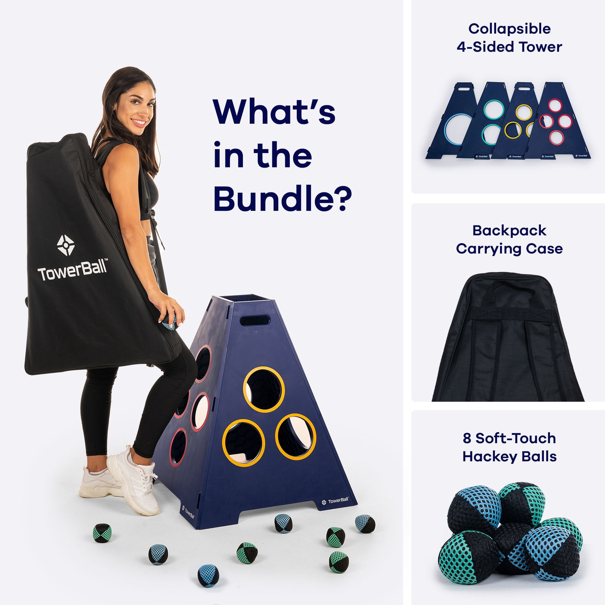 Caliber Games TowerBall Bundle - Backyard Lawn Game