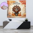 thumbnail image 4 of Happy Thanksgiving Maine Coon Turkey Costume Pumpkins Autumn Leaves Tapestry Cat Lover Kitten Owner Gifts Wall Hanging Backdrop Home Decor - 130144, 4 of 5