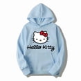 thumbnail image 1 of Sudadera con capucha de Sanrio Fashion 2024 para mujer, sudadera con dibujos animados de Hello Kitty para hombre, sudadera rosa de gran tamaño para primavera y otoño para mujer, 1 of 1