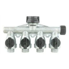 Gilmour 5/8 in. Metal Threaded Male 4-Way Shut-off Valve Gilmour 5/8 in. Metal Threaded Male 4-Way Shut-off Valve