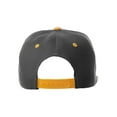 thumbnail image 4 of Daxton Classic Snapback Flat Bill Visor Vintage Custom Number Letter Hat Cap, Black Gold Hat, Letter L, 4 of 4