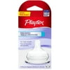 Playtex Baby Full Sized Shape for Wider Mouths, BPA Free, 3-6M+ Fast Flow, 2 Silicone Nipples