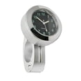 thumbnail image 1 of Reloj de manillar de motocicleta Sunnimix impermeable brillante esfera plata negro 7/8 a 1, 1 of 8