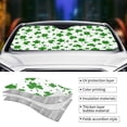 thumbnail image 4 of Kdxio St Patrick's Day4 Print Front Windshield Sun Shade,Folding Auto Sunshade for Car Truck SUV-Medium, 4 of 7