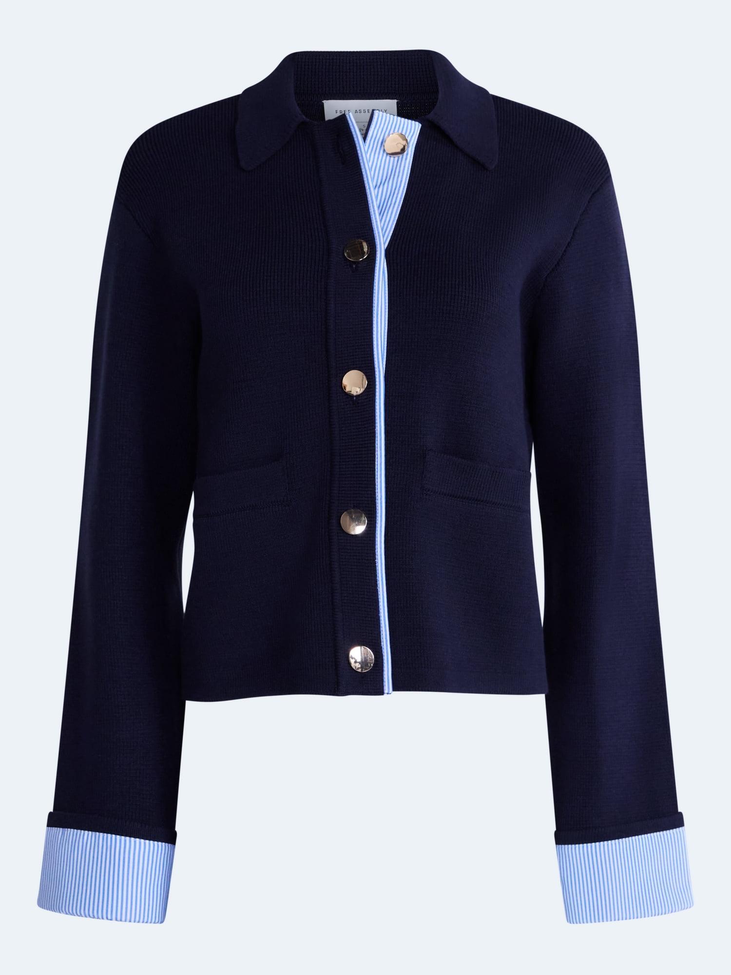 Free Assembly Women's and Women's Plus Cropped Sweater Jacket, Sizes XS-4X