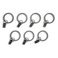 thumbnail image 2 of Lumino 1" Plated Pewter Curtain Clip Rings (7 pack), 2 of 5