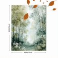 thumbnail image 3 of Misty Forest Landscape Canvas Print Wall Art for Living Room Bedroom Dining Room Office Hotel Hallway Entryway Decor, 3 of 8