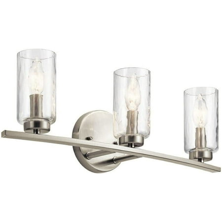 

Kichler Marita 37428 - 3 Light Nickel Transitional Vanity Light Fixture