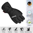 thumbnail image 4 of Kids Winter Ski Gloves Waterproof Breathable Warm Insulated Thermal 8-12 Years, 4 of 7