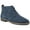 Navy, variant on White Mountain Womens Auburn Leather Round Toe Booties