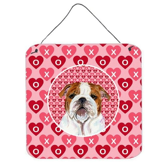 Bulldog English Aluminium Metal Wall Or Door Hanging Prints