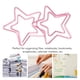 thumbnail image 3 of Clips De Papel Pequeños, Forma De Estrella Encantadora, 100 Clips De Papel, Revestimiento De Metal De Superficie Brillante Para El Hogar Para Clasificación De Archivos, 3 of 7