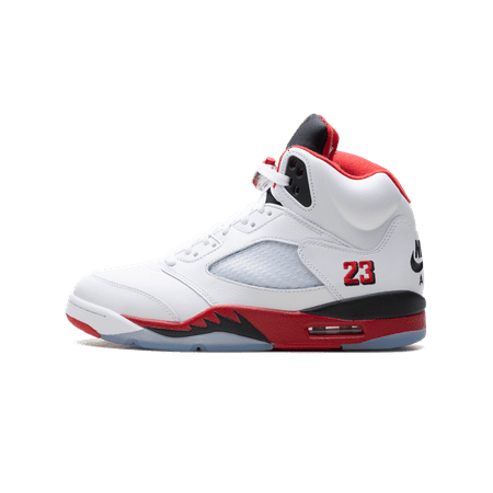 Jordan MENS Air Jordan 5 "Fire Red - Black Tongue (2025)" HQ7978 101 from Stadium Goods