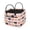 Multicolor Cat Face Pattern, variant on POLERO Patchwork Floral Decoration Collapsible Quilted Storage Basket for Clothes, Polyester Foldable Storage Hamper for Nursery Picnic