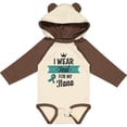 thumbnail image 3 of Inktastic I Wear Teal for My Nana with Teal Ribbon Boys or Girls Long Sleeve Baby Bodysuit, 3 of 5