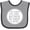 Heather and Black, variant on Inktastic Military Daddy is Brave Land is Free Boys or Girls Baby Bib