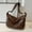 Brown Deals, variant on karymi Bags for Women Soft Foldable Vegan Leather Shoulder Handbag Stylish Slouchy Tote Purses Today's Today's