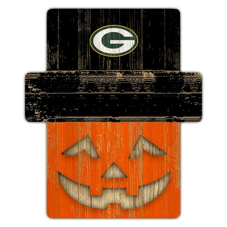 Green Bay Packers 12" x 12" Jack-O-Lantern Display