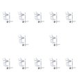 thumbnail image 1 of 12 clips de cuerda para exteriores, soportes para cables exteriores, fácil instalación, abrazaderas de línea, ganchos para colgar luces de hadas para claro, 1 of 10