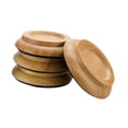 thumbnail image 2 of 4 piezas de copas para ruedas de piano Copas para ruedas de piano de cola Protección de suelo Soporte Accesorios madera, 2 of 9