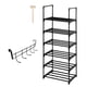 thumbnail image 4 of Zapatero para puerta de entrada, organizador de zapatos, soporte para zapatos, estante resistente de gran capacidad para pasillo y sala de estar., 4 of 8
