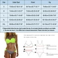 thumbnail image 3 of Gubotare Womens Bikini Swimsuits Set 2 Piece Bikinis Swimwear Shoulders Push up Bathing Suits Yellow,Spaghetti Strap Yellow M, 3 of 5