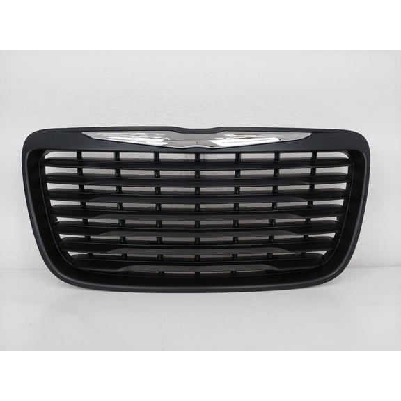 SHENG YI AUTO PARTS Matt Black Grille Chrysler 300 300C 2011-14 Modified Emblem Trim CH1200351