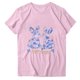 thumbnail image 1 of Camisetas de Manga Larga de las Mujeres Estampado de Pascua Cuello Redondo Suelto Casual Blusa Primavera Verano Top, 1 of 5