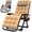 Beige, variant on DKMOCO Zero Gravity Chair with Removable Cushion and Cup Holder,Folding Recliner Lounge Chair for Indoor and Outdoor,440 LBS Capacity (Black)