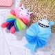 thumbnail image 4 of 2 esponjas exfoliantes para ducha y baño con diseño de tiburón y unicornio para niños., 4 of 7