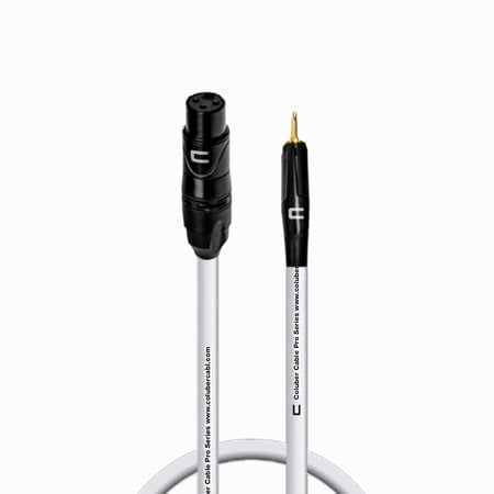 Coluber Cable Unbalanced XLR Female Cable to 3.5 TS Male - 3-Pin Connector