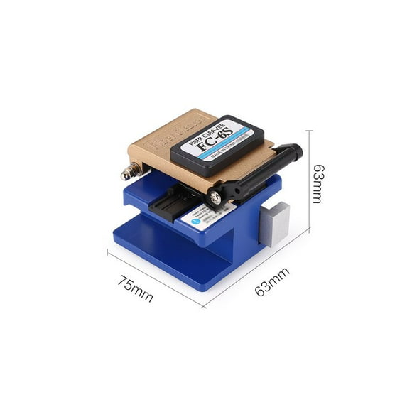 Newly Upgraded Version Fc-6S High Precision Metal Fiber Cleaver Knife Fttx Ftth Optic Connector Optical Fiber Cable Cleaver Cutter Tool Gold&Blue