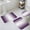 Multicolor, variant on Dark Purple Ombre Bath Mat 3 Piece Bathroom Rug Set, Purple White Gradient Modern Abstract Art Non Slip Bath Rug Contour Mat and Toilet Lid Cover, Absorbent Shower Mats Soft Bath Rugs and Mats Sets