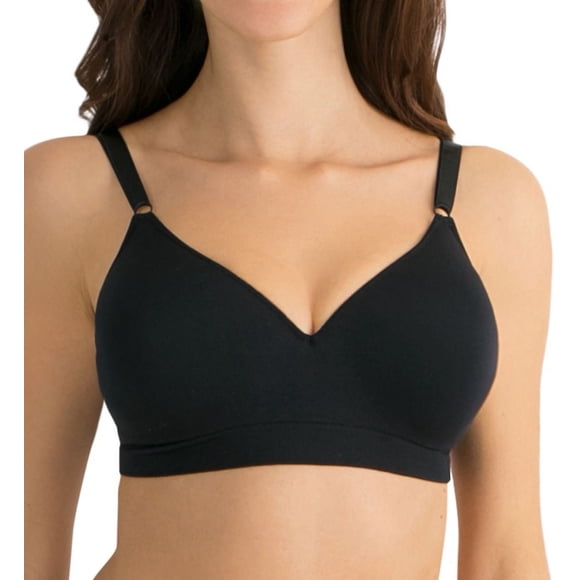 Women's Fruit Of The Loom FT640 Seamless Wirefree Lift Bra (Black 34B)