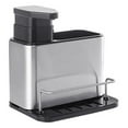 thumbnail image 2 of Dispensador de jabón Strade Fareast Limited soporte para esponja Acero inoxidable 3 en 1, 2 of 8