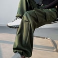 thumbnail image 4 of Cargo Pants Women Wide Leg Pants Baggy Pants Joggers Women Hiking Gear Going Out Pants, 4 of 6