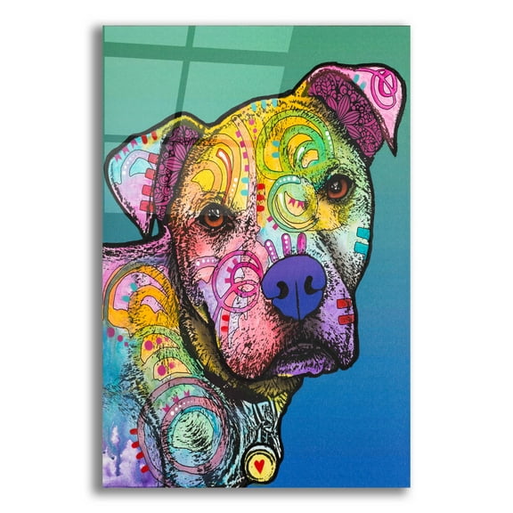 Epic Art 'Zeus Custom-004' by Dean Russo, Acrylic Glass Wall Art, 16"x24"
