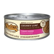 Nutro Adult Cat Chunky Loaf Turkey Dinner Canned Cat Food (Pack Of 24)