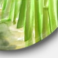 thumbnail image 3 of Designart 'Path in Green Bamboo Forest' Traditional Circle Metal Wall Art 36x36 - Disc of 36, 3 of 5