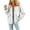 White Jackets, variant on Htigea Jackets for Women Casual Long Sleeve Jacquard Coats Trendy Collared Snap Shacket Jacket with Pockets Navy S