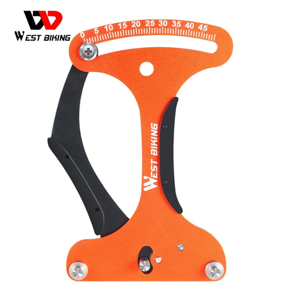 WEST BIKING Spoke Tension Meter Gauge Wheel Spoke Bike Checker&Chart