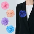 thumbnail image 4 of High Quality New Style Fabric Large Rose Flower Brooch Flower Brooch DARK BLUE.PR, 4 of 5